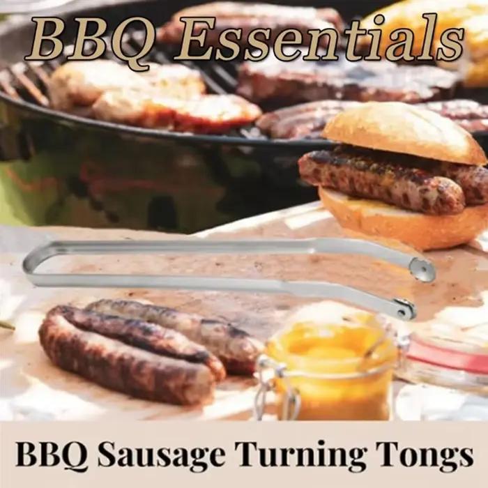 Pinces de tournage de saucisses douces, pinces de cuisine, pinces de barbecue pour griller, pinces de gril de saucisses de barbe
