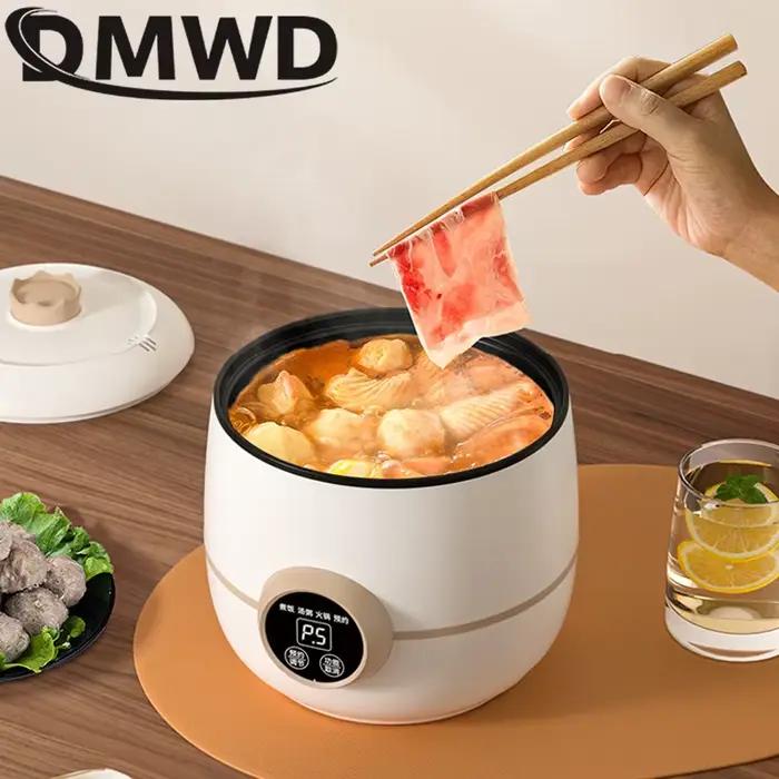 Cuiseur à riz multifonctionnel céramique glaçure antiadhésive Pot électrique 2L Micro pression cuisson soupe bouillie marmite alimentaire vapeur