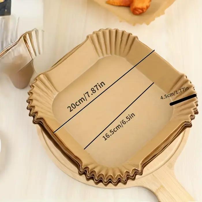 Doublures en papier pour friteuse à air