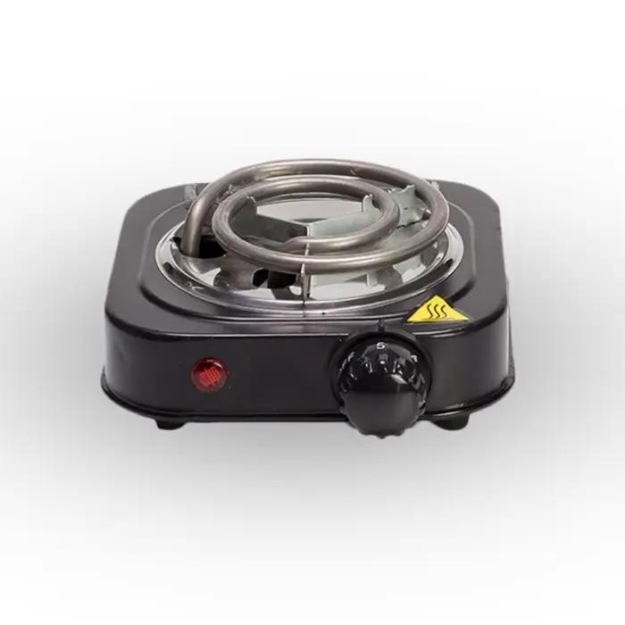Cuisinière électrique 500W métal laqué avec brûleur à charbon pour café et shisha pour usage domestique et voyage