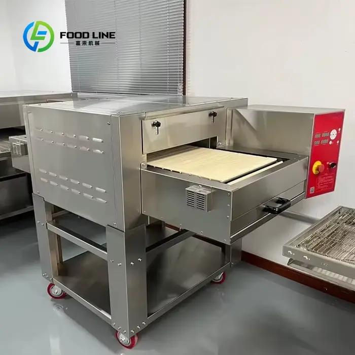 Personnalisé 450 ℃ Four à tunnel à bande transporteuse en pierre à haute température Cuisson rapide de la pizza