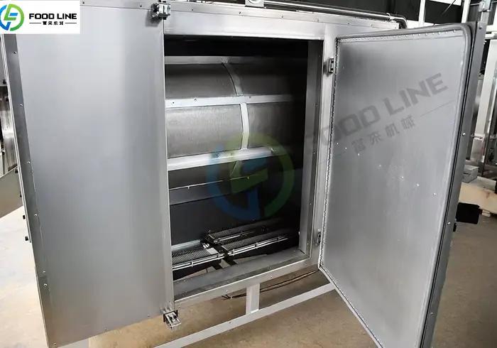 Machine à rôtir les noix avec contrôle PLC