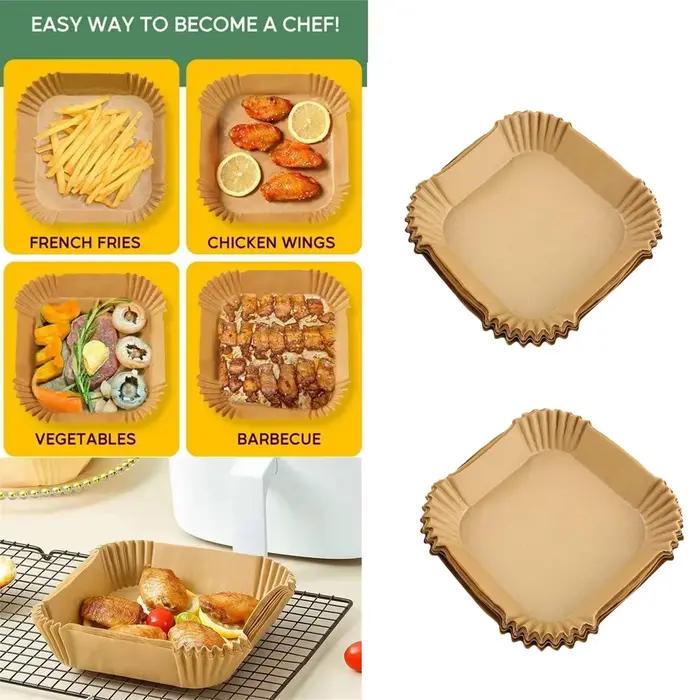 Papier antiadhésif pour friteuse à air pour poulet