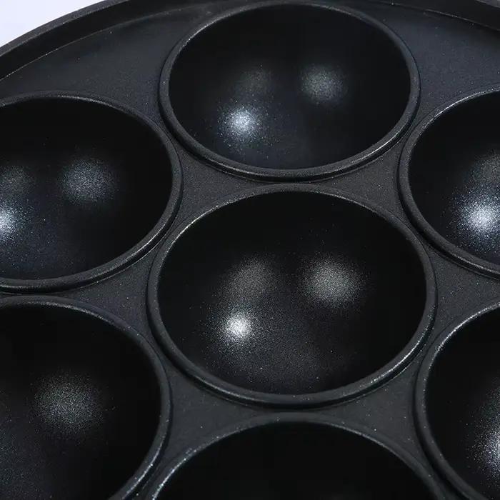 Poêle à gâteau antiadhésive à 7 trous