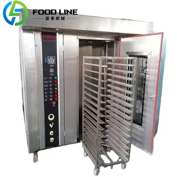 Four rotatif industriel électrique diesel à gaz pour boulangerie vente cuisson du pain