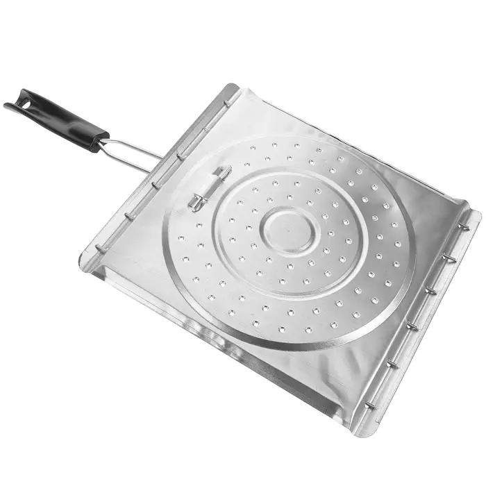 Grille-pain de camping avec poignée en plastique