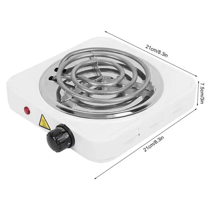 Plaque chauffante électrique compacte et portable 1000W à brûleur unique