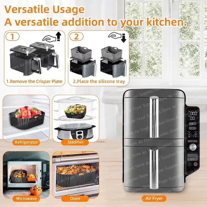 Moule de friteuse à Air pour Ninja Double pile XL SL400 SL401 AF400