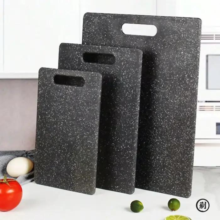 Planche à découper en PP à texture marbrée