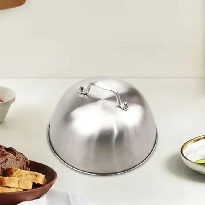 Couvercle à badigeonner en acier inoxydable pour la cuisson en plein air