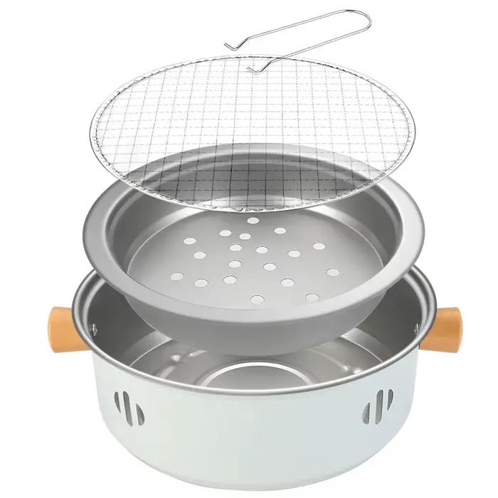 Nouveau barbecue coréen en acier inoxydable