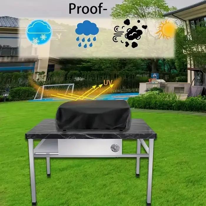 Housse de barbecue avec cordon de serrage