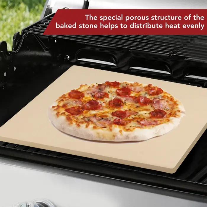 Pierre à Pizza rectangulaire pour gril