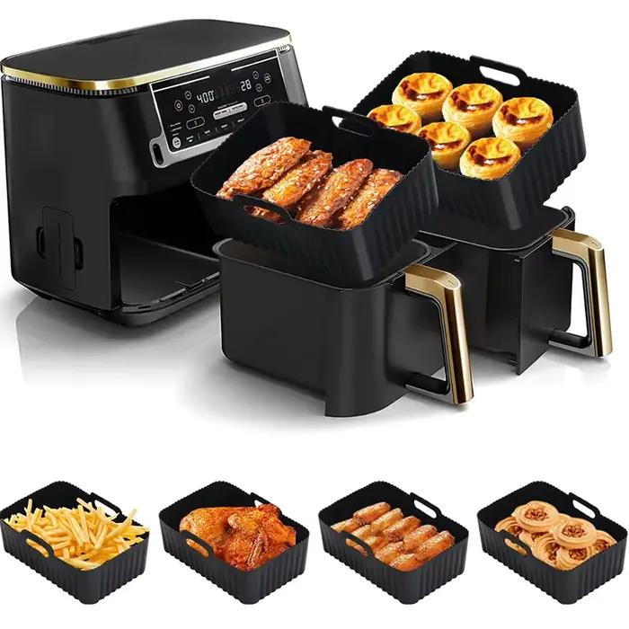 Moules de doublure en silicone pour friteuse à air