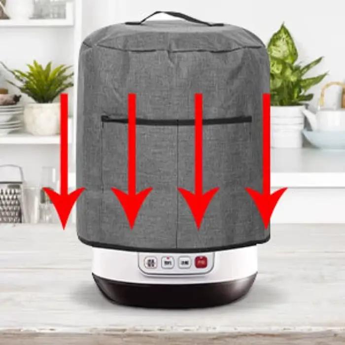 Couvercle anti-poussière pour friteuse à Air