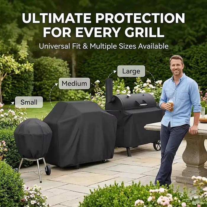 Housse de protection universelle imperméable pour barbecue