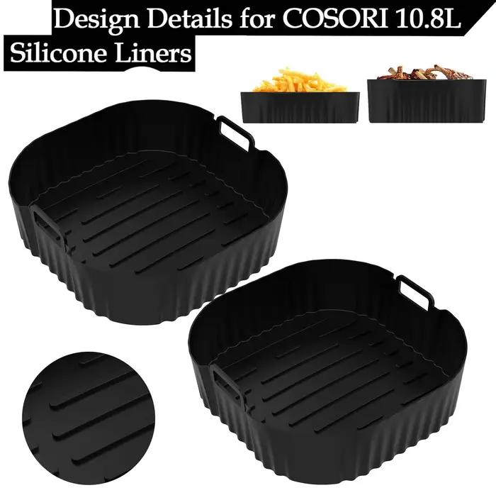 Plateau de friteuse à Air réutilisable en Silicone