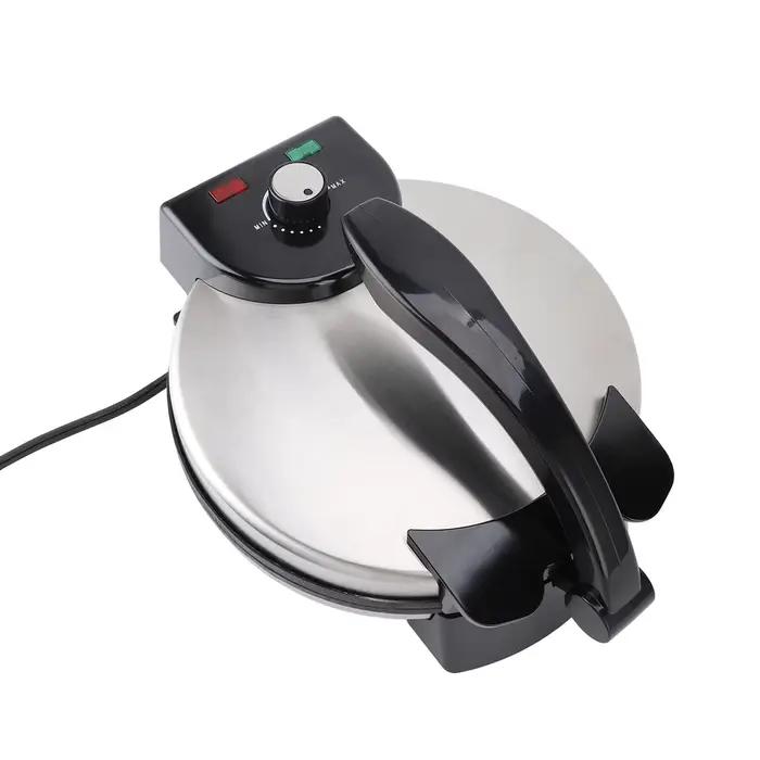 Roti Maker Machine 10 pouces Simple bouton de nettoyage facile contrôle de la température 110V prise américaine crêpière électrique pour Tortilla de cuisine