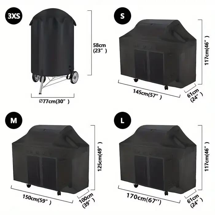 Housse de protection UV pour barbecue à gaz