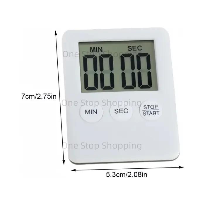 Minuteries de cuisine magnétiques avec alarme numérique LCD