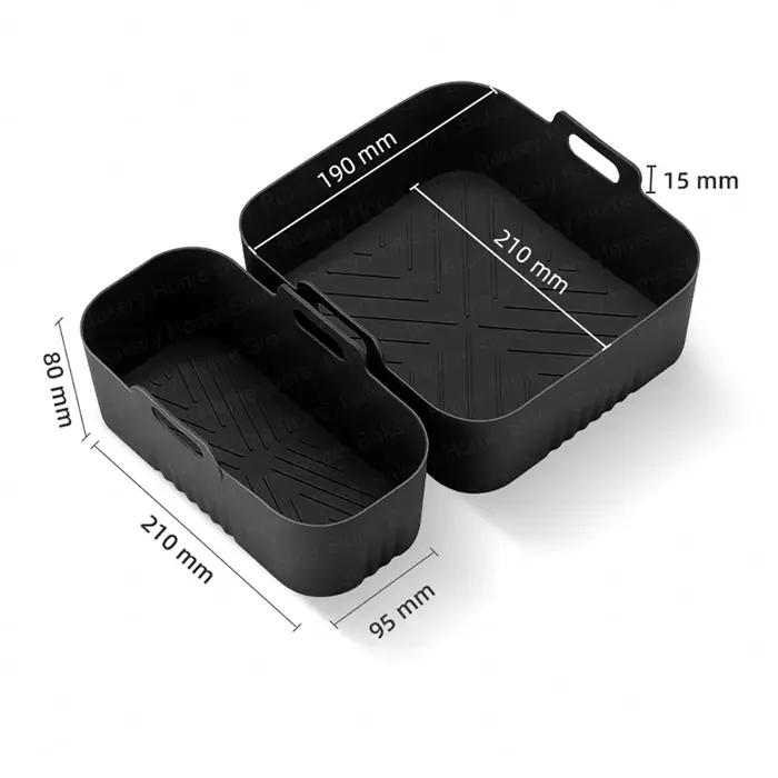 2 pièces, moules en silicone réutilisables 6+3L pour friteuse à air Philips série 3000 NA350/00