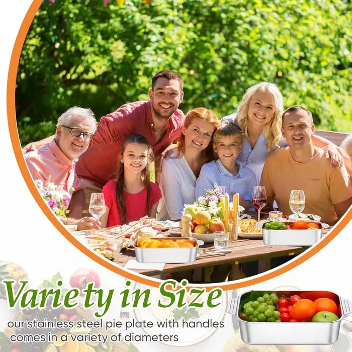 Plateau de cuisson de cuisine en acier inoxydable