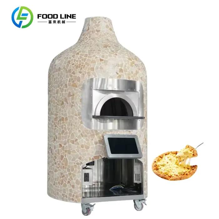 Four à pizza mobile avec pierre à cuire pour four à pizza extérieur