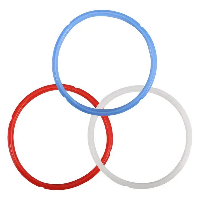 Anneaux de remplacement en caoutchouc pour friteuse à air Ninja Foodi accessoires de cuisine pour 8 pintes lot de 3 couleurs différentes pour éviter le mélange de saveurs occassions familiales et amicales