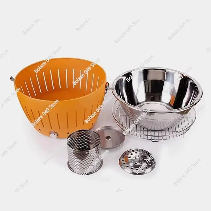 Grill Lotus domestique avec ventilateur interne
