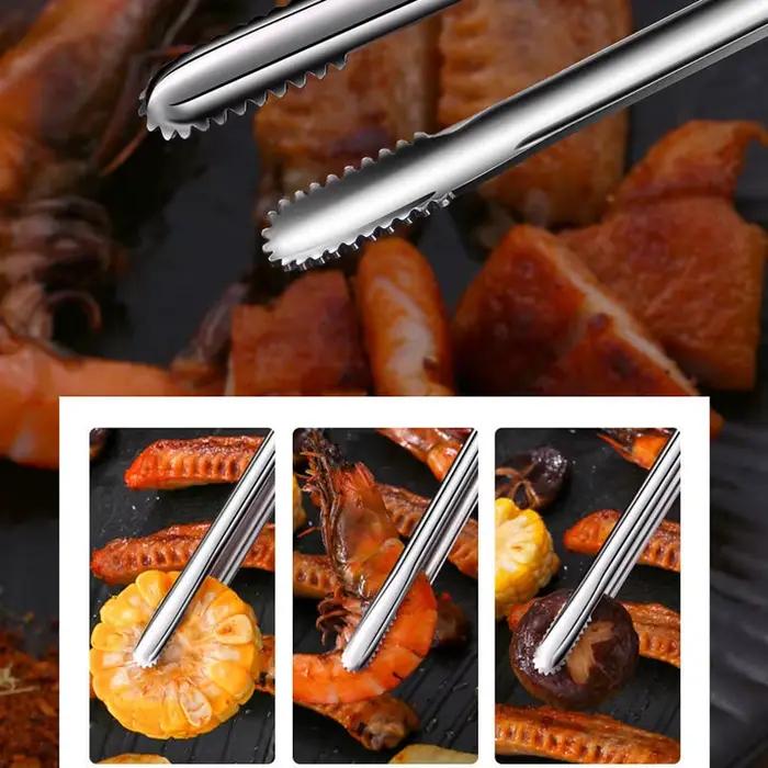 Pinces à gril en acier inoxydable