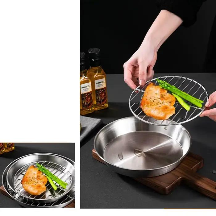 Plateau de cuisson en acier inoxydable 304 pour friteuse à air