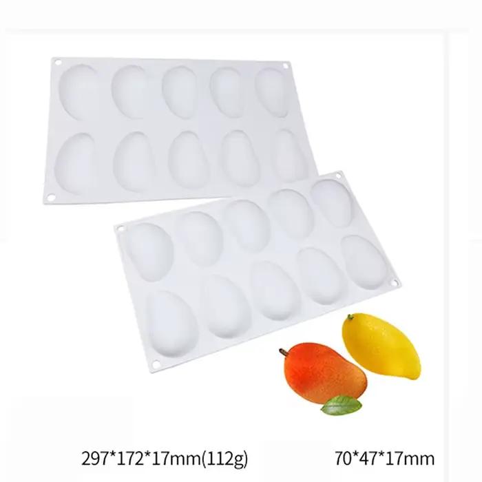 Moule à gâteau en silicone pour desserts en forme de fruits comme ananas, poire, pêche, orange, fraise, mousse et autres formes de desserts français pour occasions spéciales et créations culinaires innovantes