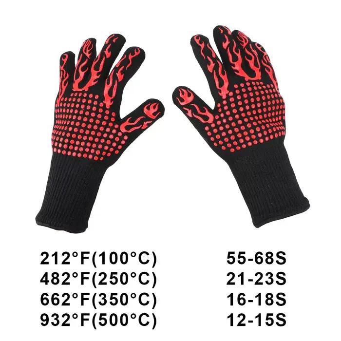 Mitaines de four 300-500 centigrades