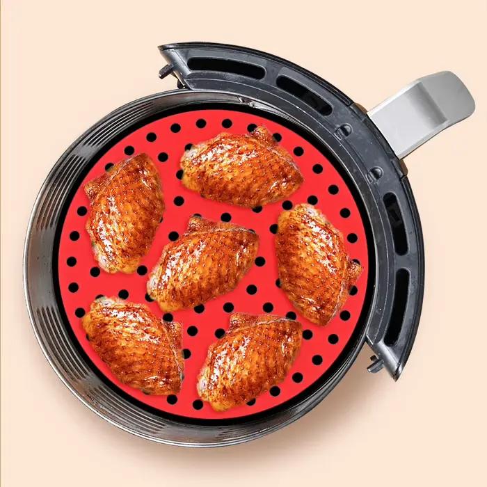 Polymères de doublure en silicone pour friteuse à air