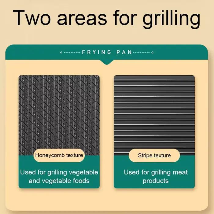 Four électrique multifonction rôtissoire mini poêle barbecue plaque chauffante intérieure grillage sans fumée pour cuisine professionnelle occasions spéciales