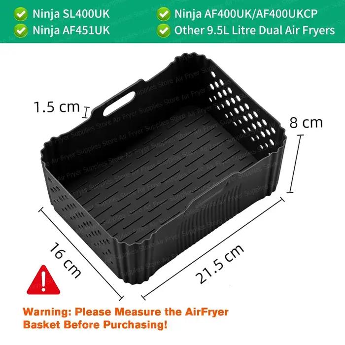 Moule de friteuse à Air pour Ninja Double pile XL SL400 SL401 AF400