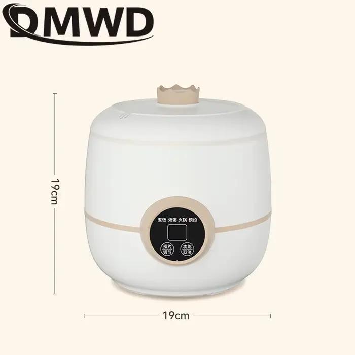 Cuiseur à riz multifonctionnel céramique glaçure antiadhésive Pot électrique 2L Micro pression cuisson soupe bouillie marmite alimentaire vapeur