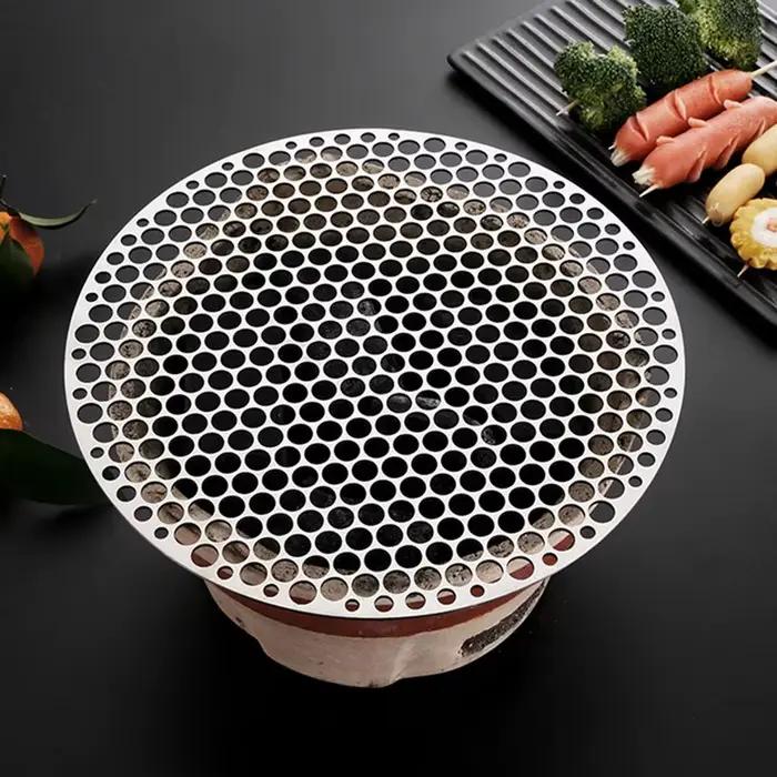 Grille de barbecue simple en acier inoxydable