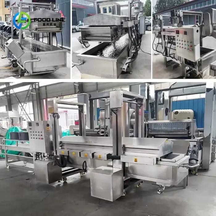 Friteuse à air professionnelle en acier inoxydable 304 pour frites et poulet - Haute productivité et faible consommation pour traitement des aliments en restauration et événements spéciaux