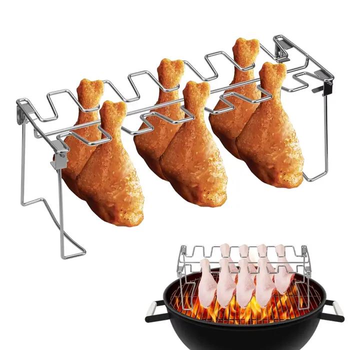 Barbecue boeuf poulet aile jambe gril