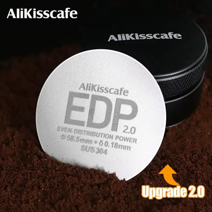 Alikisscafe filtre d'écran de rondelle à expresso 51mm 53.5mm 58.5mm 57mm pour Delonghi Breville Por