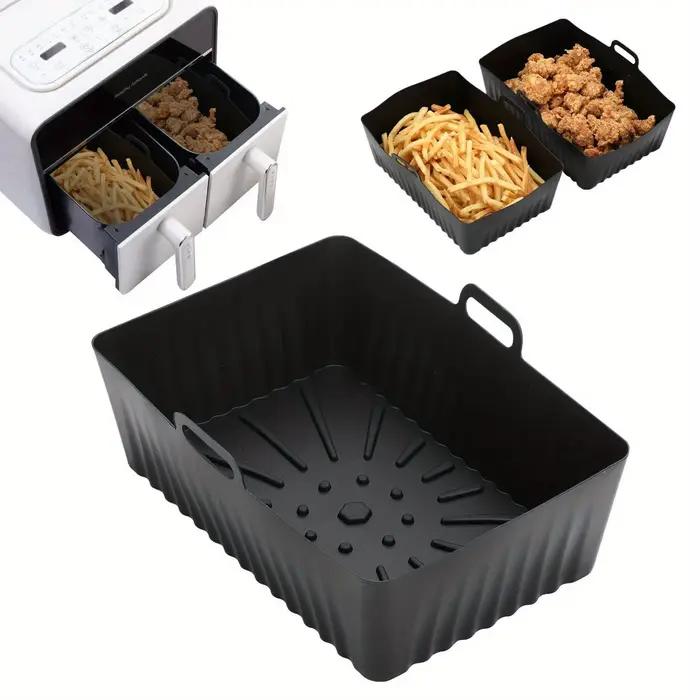 Plateau de cuisson de four pour friteuses à air, panier en silicone pour friteuse à air, moule en si