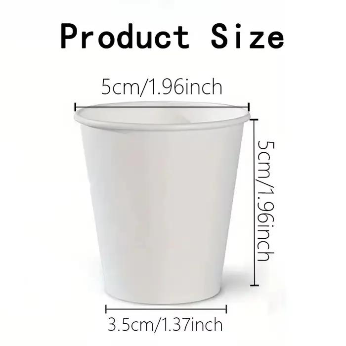 Petite tasse en papier jetable, 50/100 pièces, tasse de dégustation, parfaite pour le café, les bonb