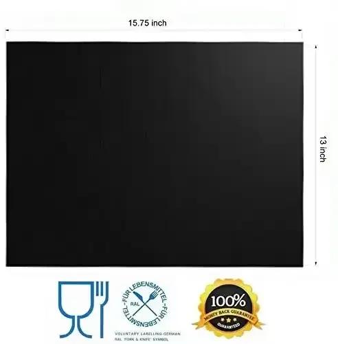 Revêtements de four pour le fond du four à gaz électrique, tapis de protection antiadhésif réutilisa