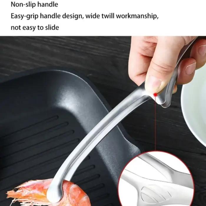JJYY-Pince à steak coordonnante en acier inoxydable 304, longue poignée, outils de cuisine, accessoi