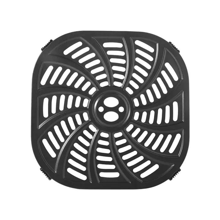Friteuse à Air carrée, poêle ronde antiadhésive, tapis de qualité alimentaire, sans BPA, plaques de