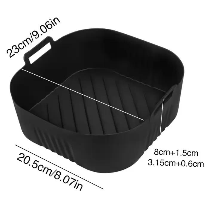 Moule en Silicone pour friteuse à Air 20-23cm pour Cosori 4,7l-6,4l, Cecotec 5l-6l, accessoire de fr