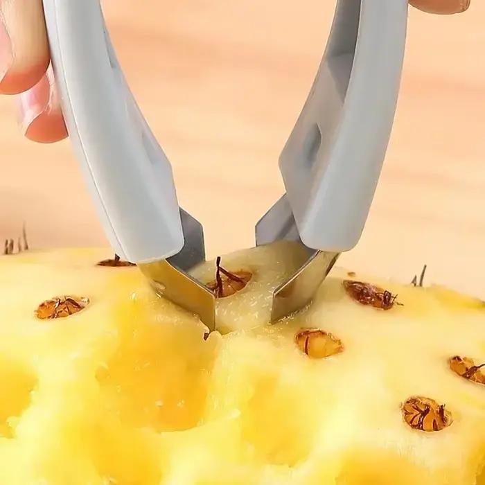 Cuisine acier inoxydable ananas oeil corer fruits légumes couteaux tige dissolvant pince fraise déco