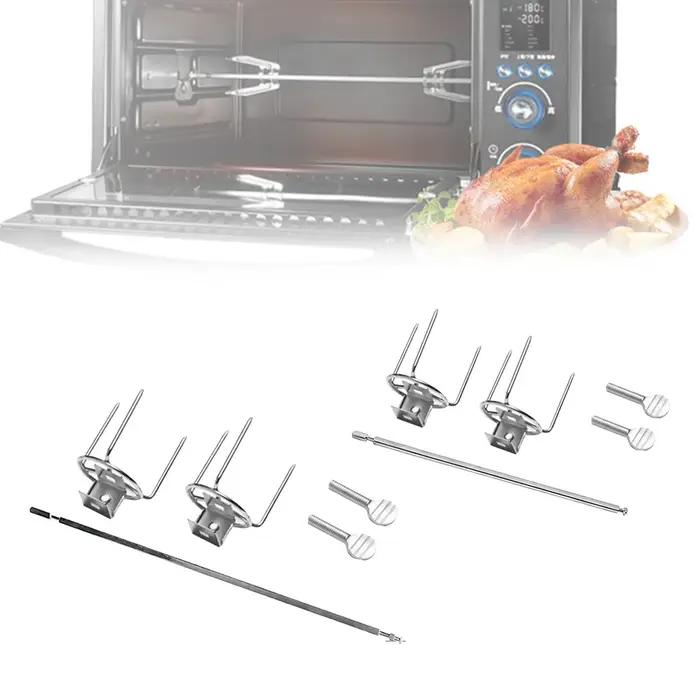 Fourchette à poulet rôti, Kit de rôtissoire, support de rôtissoire pour poulet