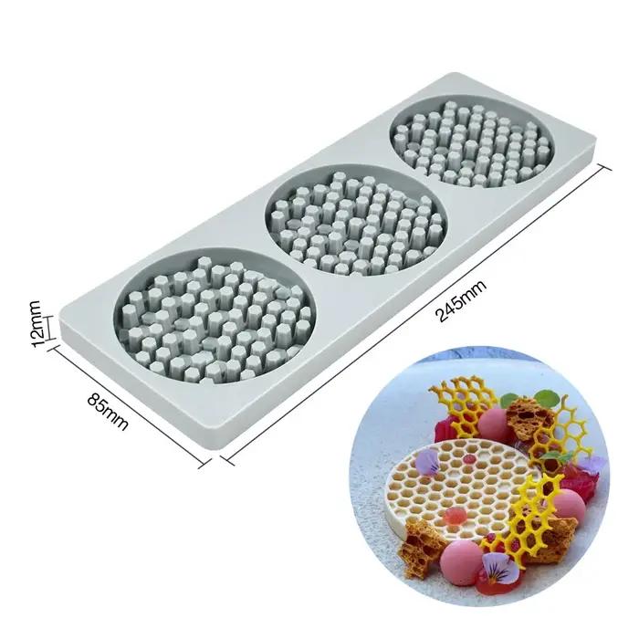 Moule à gâteau en Silicone en dentelle, diverses feuilles, fleur géométrique, outil de décoration de